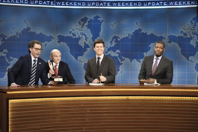 "Al Franken" and "Jeff Sessions" visited Weekend Update: